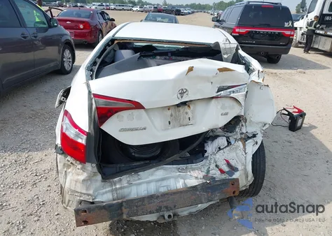 2014 Toyota Corolla Le from USA, damaged, VIN 2T1BURHE3EC021424